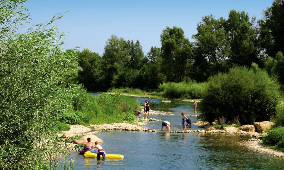 Camping-Domaine-de-Gaujac-rivier Camping-Domaine-de-Gaujac-rivier