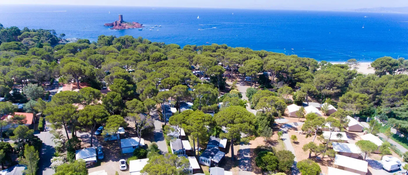 Camping-Le-Dramont-overzicht Camping-Le-Dramont-overzicht