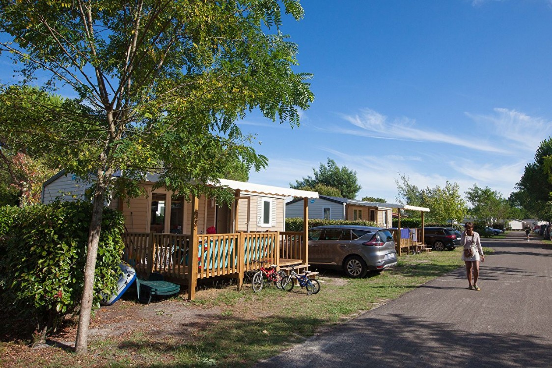Camping-Sanguinet-Plage-stacaravans Camping-Sanguinet-Plage-stacaravans