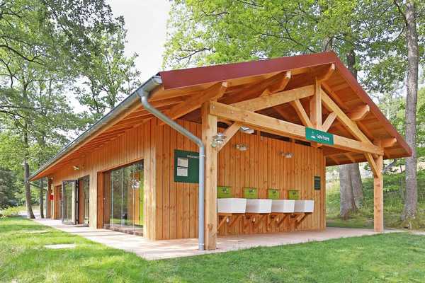 Camping Huttopia Wattwiller sanitair