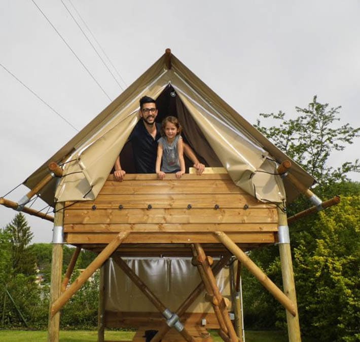 Camping Les Acacias Altkirch lodgetenten