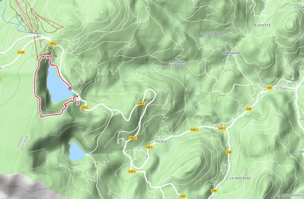 Wandelroute Lac Blanc