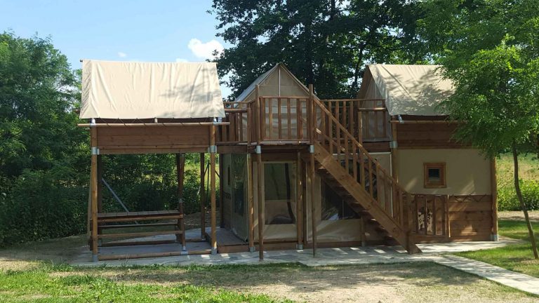 Camping du Lac in Cormoranche sur Saône safaritenten huren 768x432