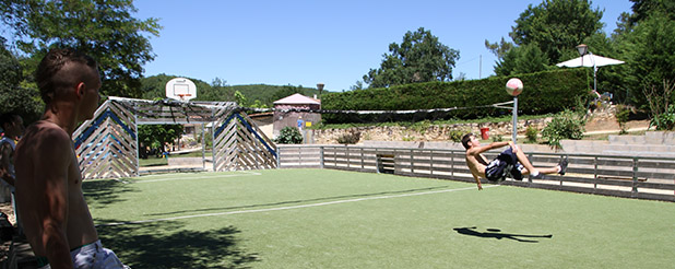 Camping Des Bastides sportveldje
