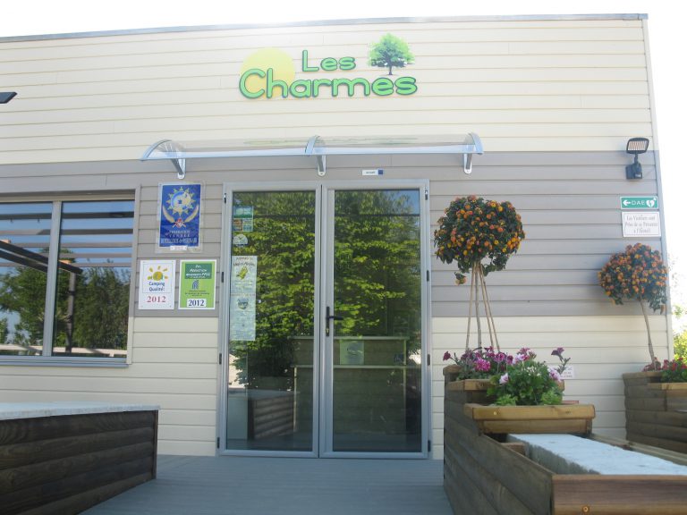 Camping Les Charmes receptie 768x576